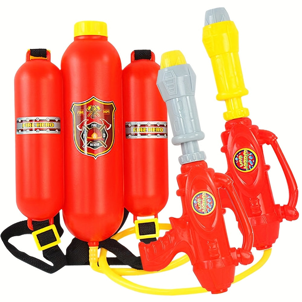 58.37oz pistolet ¨¤ eau pour enfants, jouets de plage d'¨¦t¨¦, pistolet ¨¤ eau en forme d'extincteur grande capacit¨¦, rouge, tache d'eau 393.7 pouces, haute qualit¨¦ et ¨¦tanche, tr¨¨s adapt¨¦ aux batailles d'eau