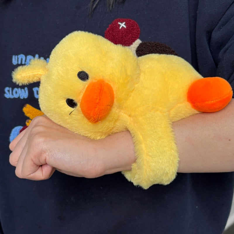 Bracelets de Canetons en Peluche Jaunes, Jouets Mignons et Amusants, Meilleur Choix pour Cadeaux Gar?ons et Filles, D¨¦guisement de F¨ºte, D¨¦coration de Chambre et Voiture, Cadeaux de Vacances