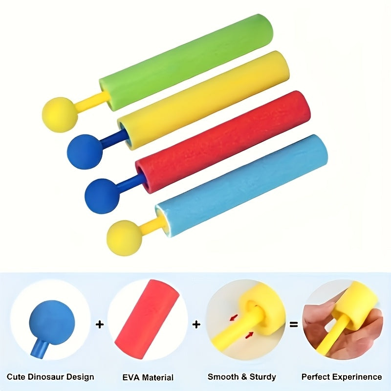 1\u002F1pc Pistolet ¨¤ eau d'¨¦t¨¦ al¨¦atoire de quatre couleurs avec pulv¨¦risateur perle en EVA - tirable, couleur m¨¦lang¨¦e, jouet sportif ext¨¦rieur adapt¨¦ pour jouer sur la plage