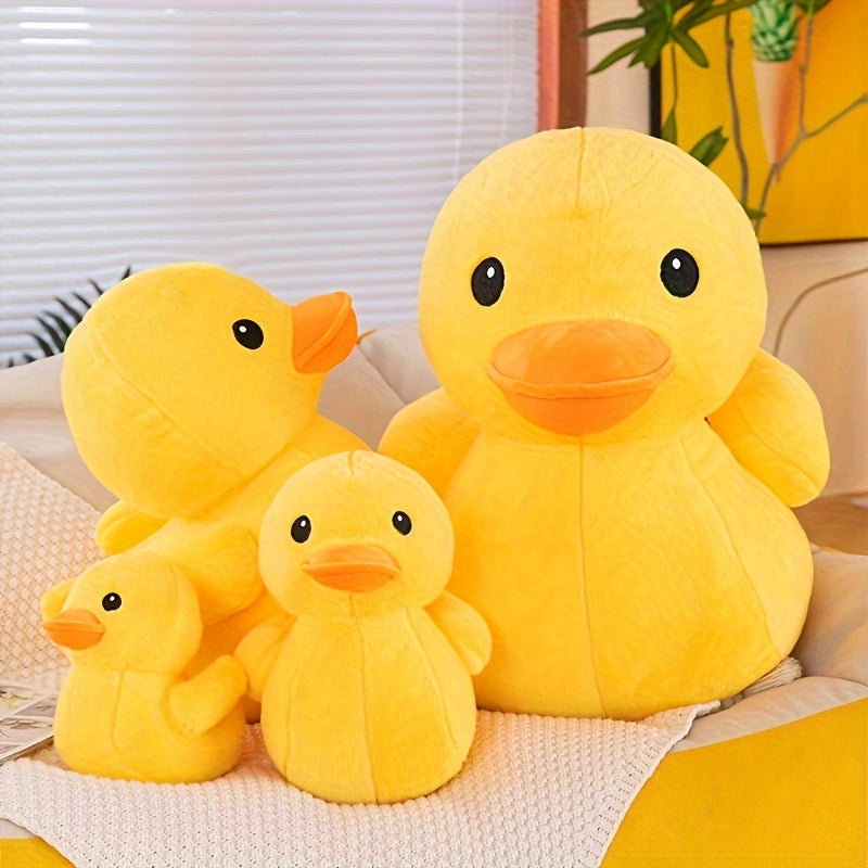 Un Grand! Canard Jaune en Peluche, Cadeau de Paques, Jouet Animal en Peluche Cartoon, D¨¦coration Douce en Peluche pour Chambre et Salon, Cadeau de Paques Id¨¦al pour Petite Amie