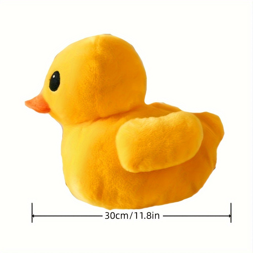 Un Grand! Canard Jaune en Peluche, Cadeau de Paques, Jouet Animal en Peluche Cartoon, D¨¦coration Douce en Peluche pour Chambre et Salon, Cadeau de Paques Id¨¦al pour Petite Amie