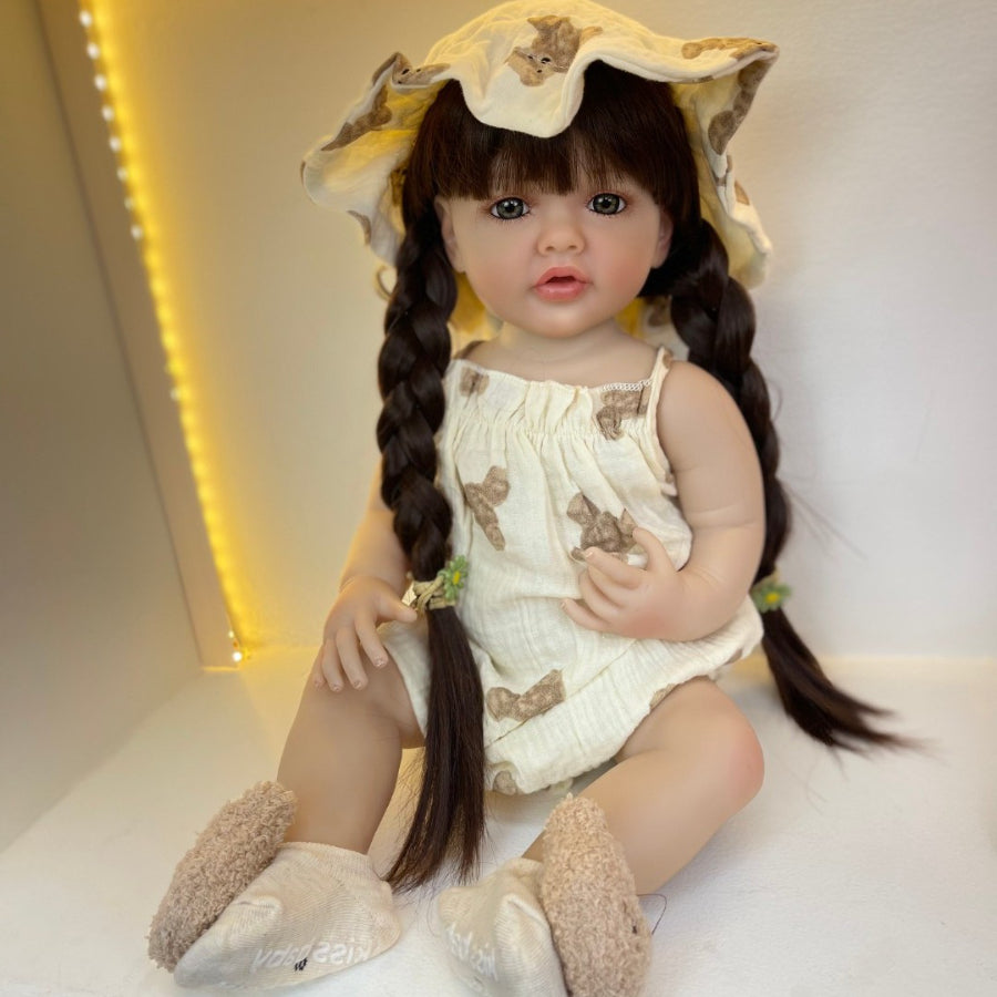 Poup¨¦e en Silicone R¨¦aliste de 22\