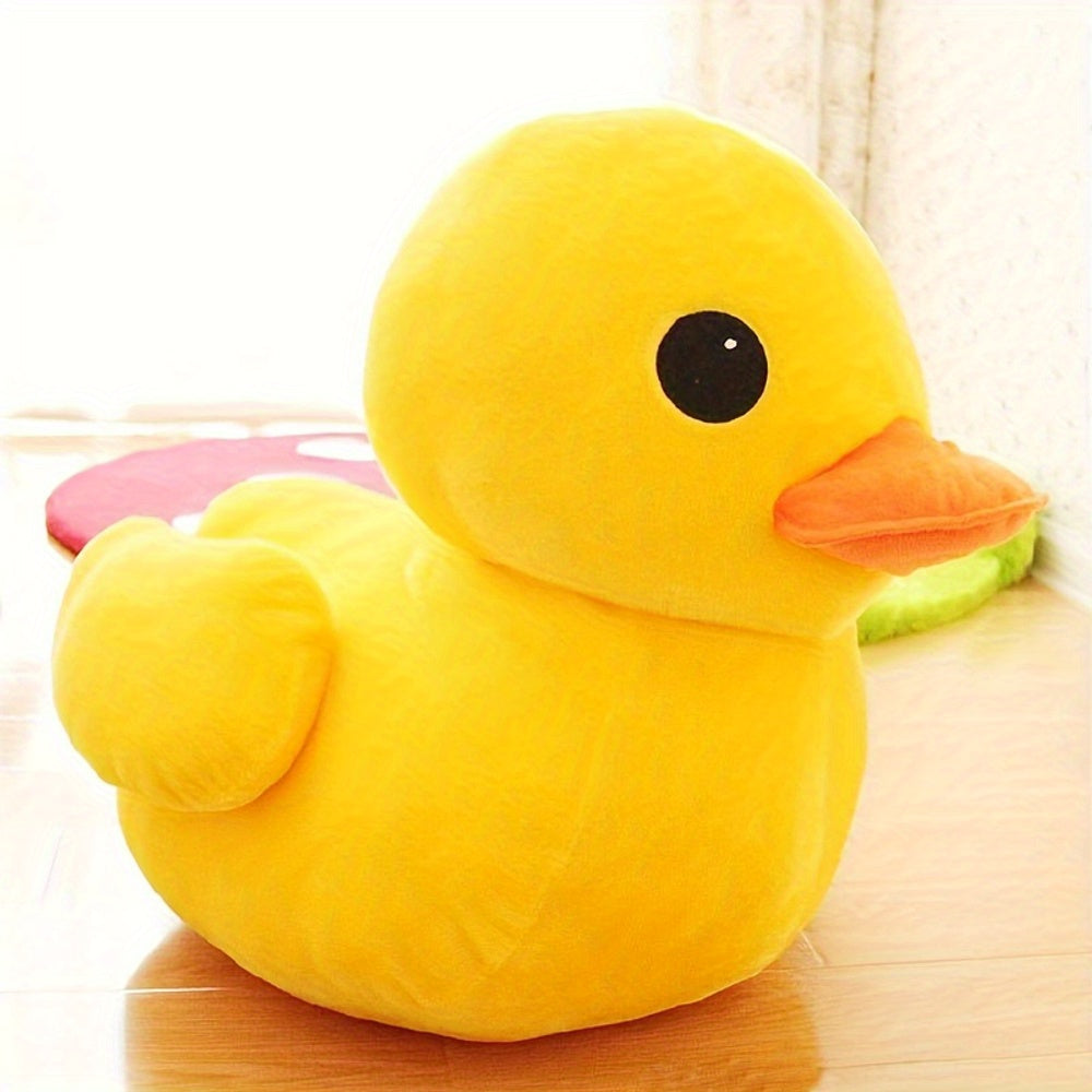 Un Grand! Canard Jaune en Peluche, Cadeau de Paques, Jouet Animal en Peluche Cartoon, D¨¦coration Douce en Peluche pour Chambre et Salon, Cadeau de Paques Id¨¦al pour Petite Amie