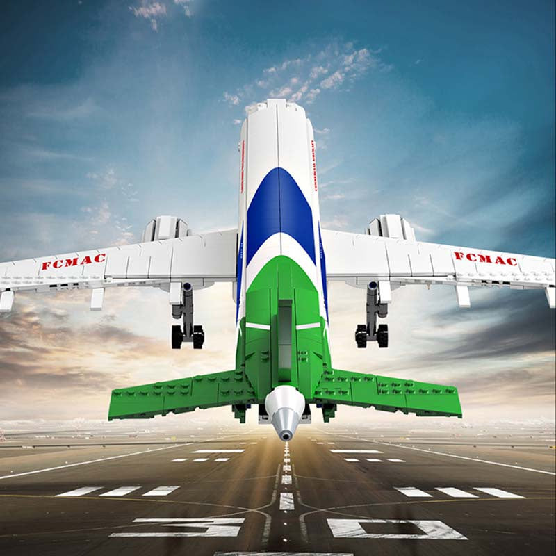 Ensemble de construction d'avion passager 1601 pi¨¨ces - Cadeaux de No?l, Assemblage de Petites Particules \u002F Pr¨¦sent d'anniversaire de No?l, D¨¦coration Maison Tr¨¨s Difficile