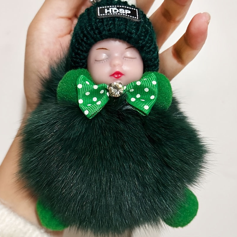 Adorable peluche, peut d¨¦corer votre voiture, coiffeuse, sac d'¨¦cole, sac ¨¤ main, cartable. C'est un magnifique porte-cl¨¦s, offert ¨¤ des amis comme cadeau pour la Saint-Valentin, No?l, Paques