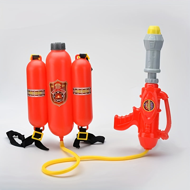 58.37oz pistolet ¨¤ eau pour enfants, jouets de plage d'¨¦t¨¦, pistolet ¨¤ eau en forme d'extincteur grande capacit¨¦, rouge, tache d'eau 393.7 pouces, haute qualit¨¦ et ¨¦tanche, tr¨¨s adapt¨¦ aux batailles d'eau