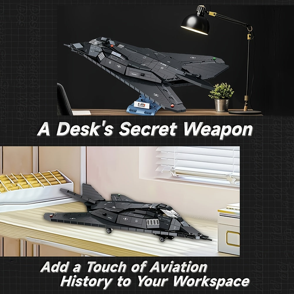 Le jeu de blocs de construction d'avions 1375pcs est fabriqu¨¦ en plastique ABS, ce qui en fait un cadeau id¨¦al pour Halloween, Thanksgiving et No?l.