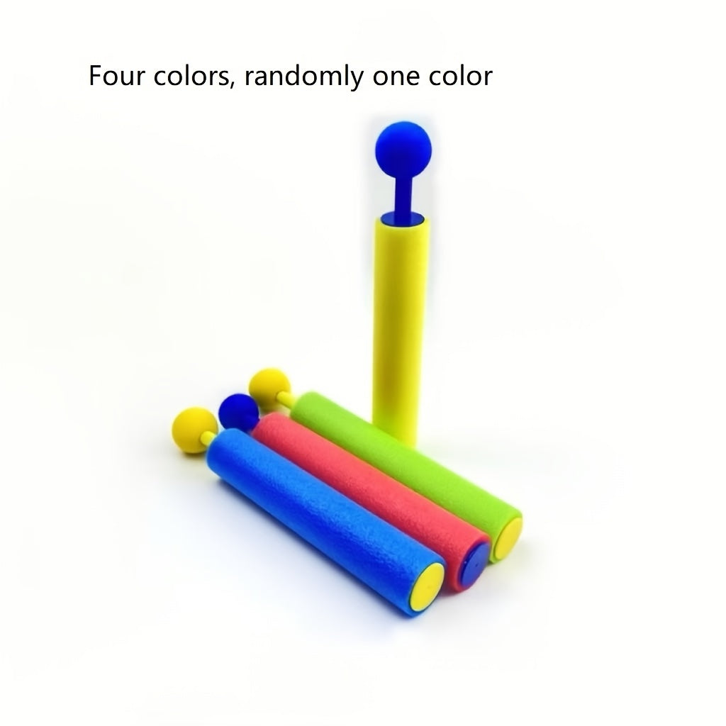 1\u002F1pc Pistolet ¨¤ eau d'¨¦t¨¦ al¨¦atoire de quatre couleurs avec pulv¨¦risateur perle en EVA - tirable, couleur m¨¦lang¨¦e, jouet sportif ext¨¦rieur adapt¨¦ pour jouer sur la plage