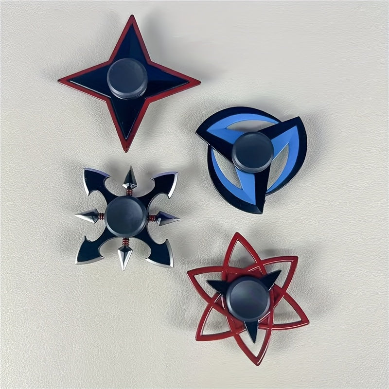 spinner m¨¦tallique anti-stress d¨¦compressant, toupie ¨¤ doigts portable et r¨¦sistante