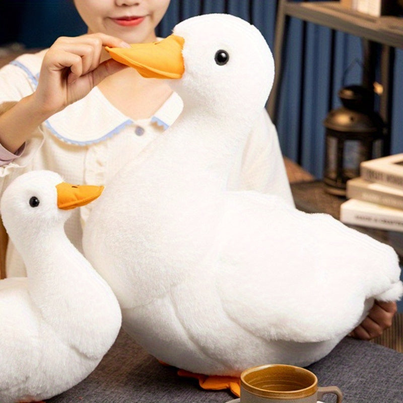 Adorable poup¨¦e canardon 11.81 pouces - Animal en peluche doux en polyester, couleurs m¨¦lang¨¦es vibrantes, id¨¦al pour les cadeaux d'anniversaire, compagnon de jeu sur le th¨¨me de l'anime, jouet r¨¦confortant pour les jeunes, d¨¦coration canardon