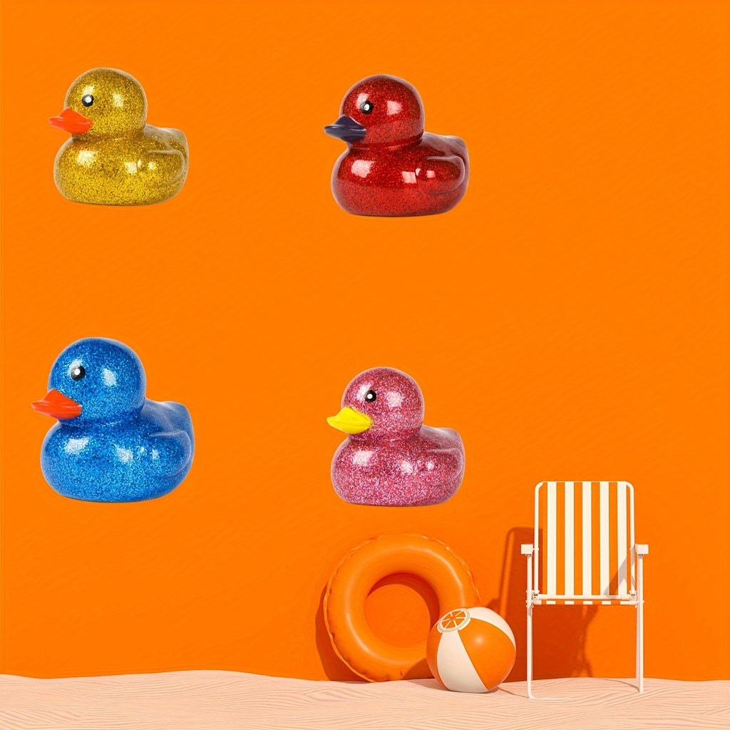 1pc Canards G¨¦ants En PVC, Jouets En Forme de Canards Paillet¨¦s, Jouets D'anniversaire Joyeux, Jouets En Forme de Canards de Dessin Anim¨¦, Jouets de Paques, Cadeaux de F¨ºte, D¨¦corations de F¨ºte, Jouets D'artisanat En Forme de Canards