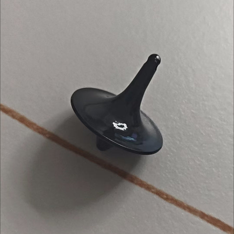 2pcs Toupies M¨¦talliques Minimalistes - Sans R¨¦sistance, Jouet Fidget Compact Portable pour Cadeaux d'Halloween et No?l, D¨¦coration de Bureau & Relaxation, Spinner Moderne, Finition M¨¦tallis¨¦e ¨¦l¨¦gante