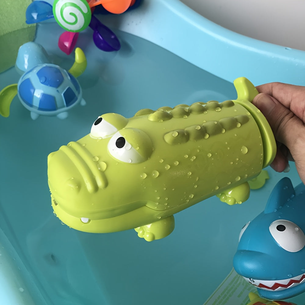 Canon ¨¤ eau crocodile requin, jouets pistolets d'eau pour enfants, outils de jeu aquatique sur la plage