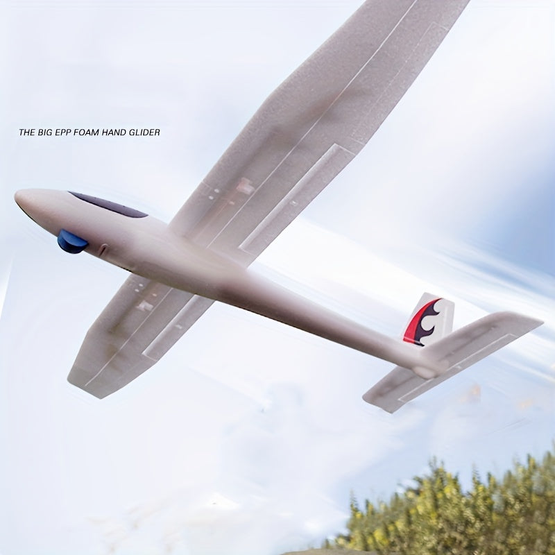 Grand mod¨¨le d'avion en mousse EPP blanc - Jet d'avion DIY pour du plaisir en plein air, cadeau parfait pour No?l ou un anniversaire, aucune pile requise, facile ¨¤ utiliser avec un silex, activit¨¦ en plein air | Design vibrant | Construction durable