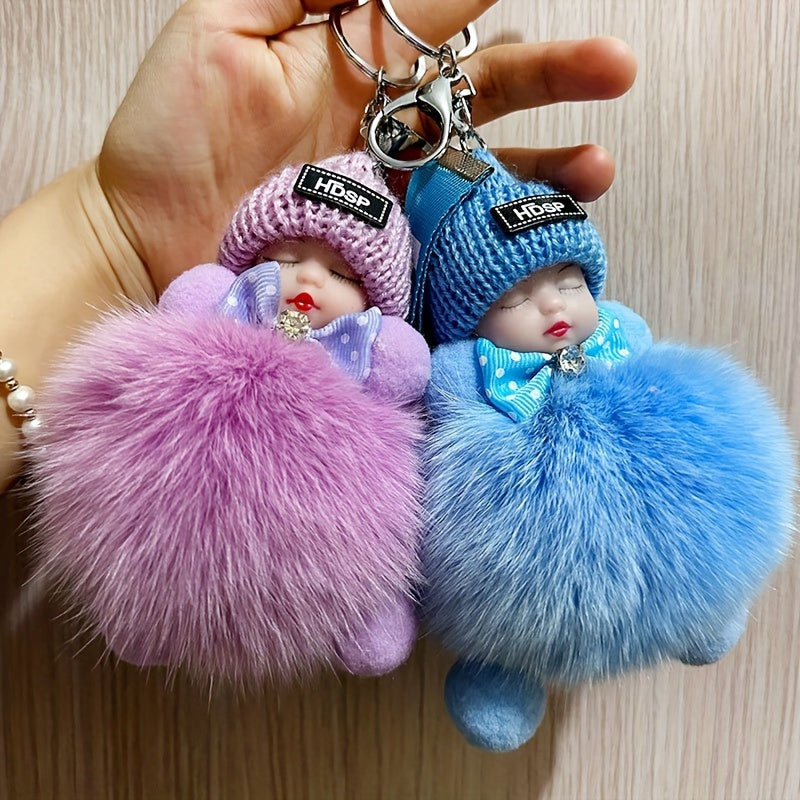 Adorable peluche, peut d¨¦corer votre voiture, coiffeuse, sac d'¨¦cole, sac ¨¤ main, cartable. C'est un magnifique porte-cl¨¦s, offert ¨¤ des amis comme cadeau pour la Saint-Valentin, No?l, Paques