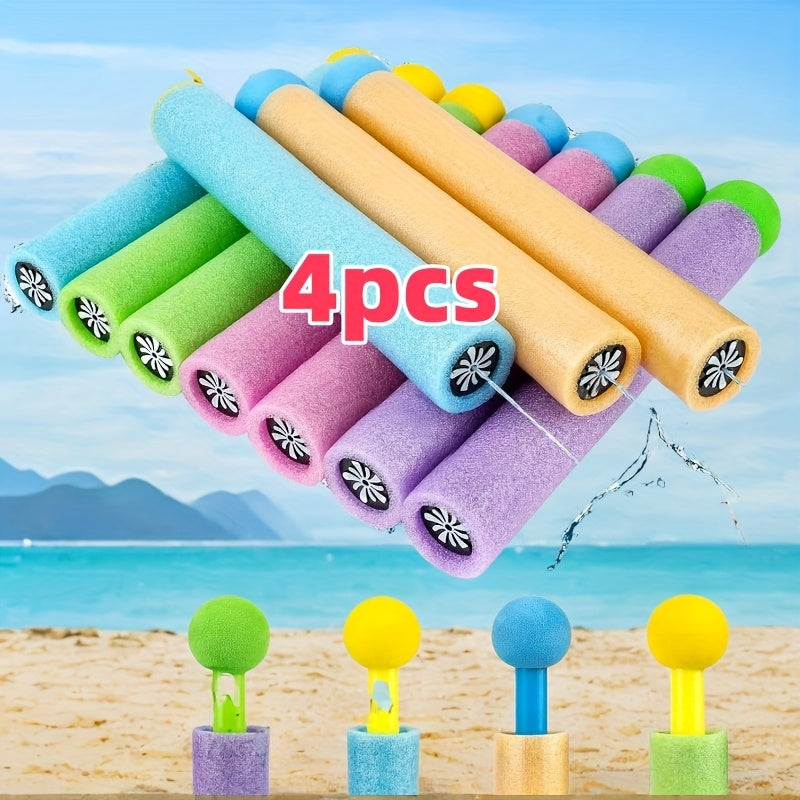 4\u002F8 pi¨¨ces, Pistolet ¨¤ Eau de Plage d'¨¦t¨¦ Miniature Couleur Al¨¦atoire avec Fusil ¨¤ Eau Haute Pression ¨¤ R¨¦traction pour Jeux de F¨ºte et Activit¨¦s Ext¨¦rieures