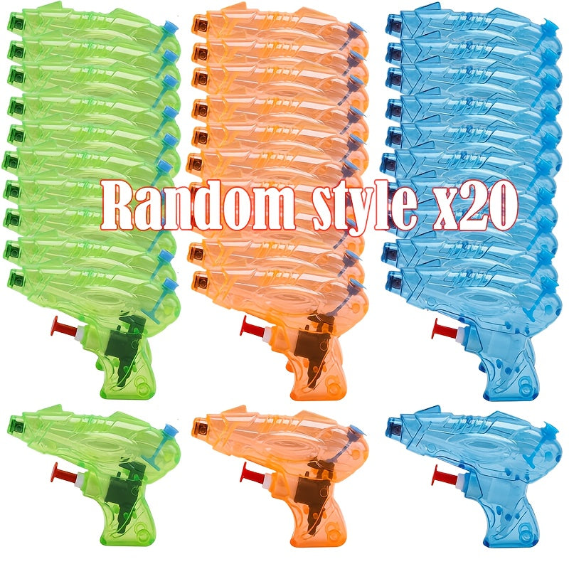 Pistolets ¨¤ eau 10\u002F20\u002F30 pi¨¨ces - Jouets manuels en plastique color¨¦ pour jeux ext¨¦rieurs, plage, piscine, f¨ºtes d'¨¦t¨¦, r¨¦compenses en classe et petits cadeaux - Lot de faveurs de f¨ºte (styles al¨¦atoires)