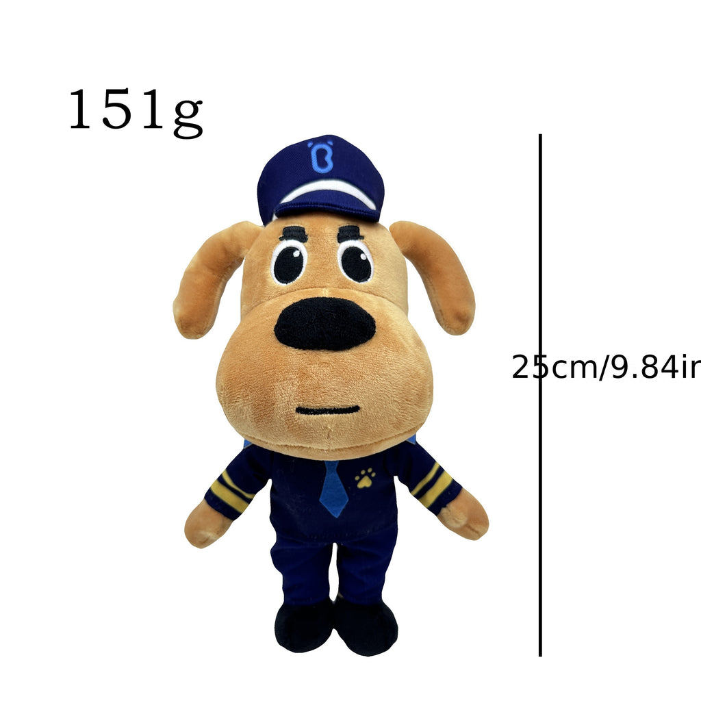 Adorable Jouet en Peluche de Chien de Police Labrador - Mat¨¦riau PP Doux et S?r, Cadeau d'Anniversaire Parfait pour les Jeunes