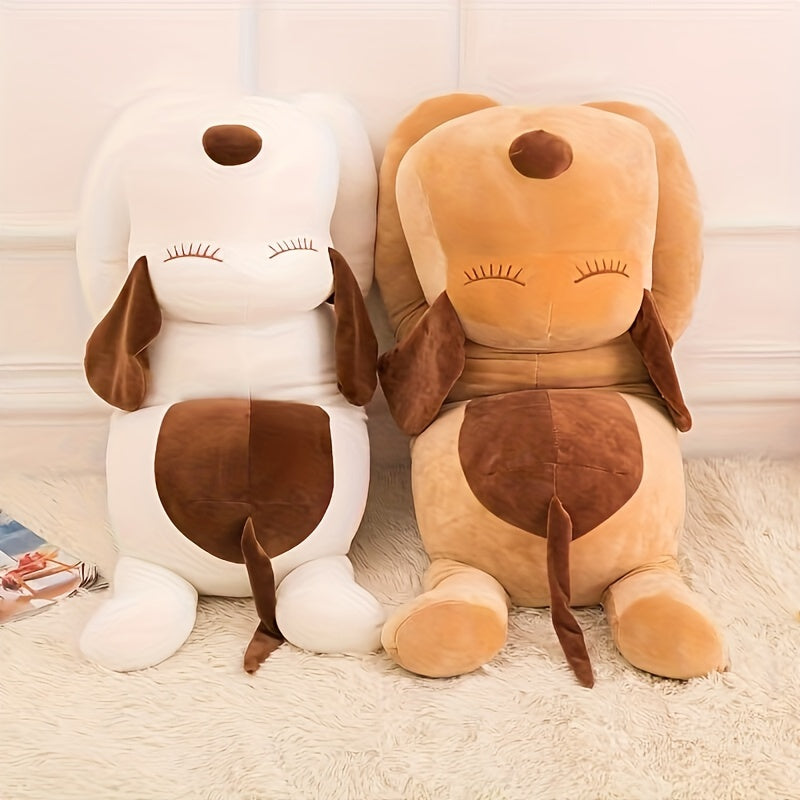 Jouet en Peluche de Chien Cartoon Mignon - Coussin & Oreiller en Polyester PET Doux pour Races Moyennes, Poup¨¦e D¨¦corative de Chien