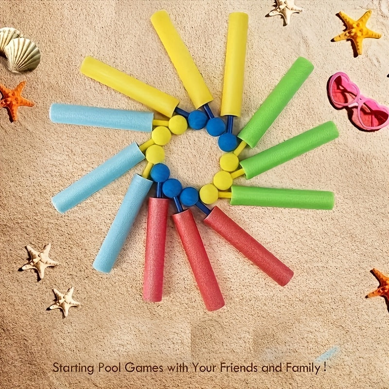 1\u002F1pc Pistolet ¨¤ eau d'¨¦t¨¦ al¨¦atoire de quatre couleurs avec pulv¨¦risateur perle en EVA - tirable, couleur m¨¦lang¨¦e, jouet sportif ext¨¦rieur adapt¨¦ pour jouer sur la plage