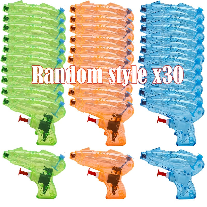 Pistolets ¨¤ eau 10\u002F20\u002F30 pi¨¨ces - Jouets manuels en plastique color¨¦ pour jeux ext¨¦rieurs, plage, piscine, f¨ºtes d'¨¦t¨¦, r¨¦compenses en classe et petits cadeaux - Lot de faveurs de f¨ºte (styles al¨¦atoires)