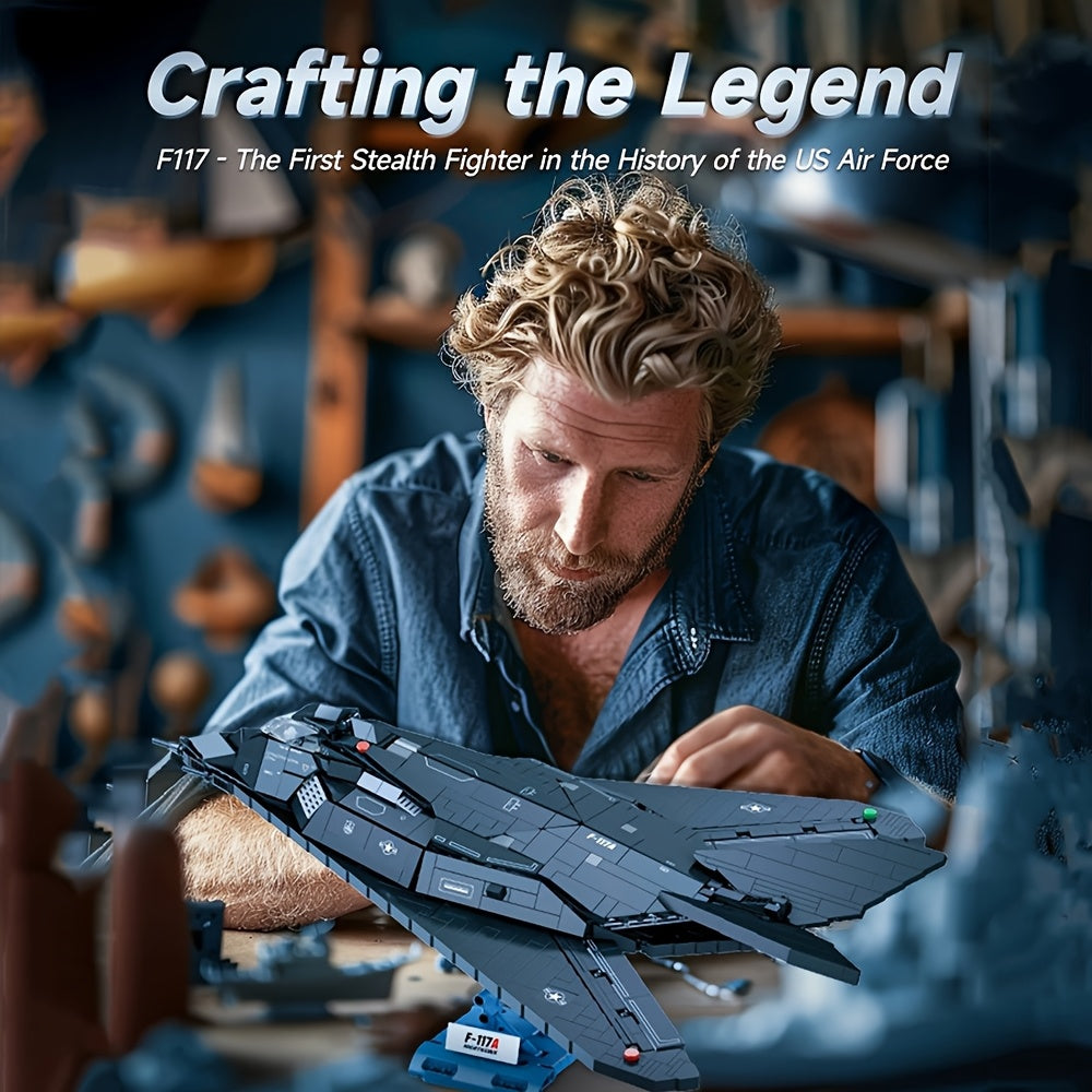 Le jeu de blocs de construction d'avions 1375pcs est fabriqu¨¦ en plastique ABS, ce qui en fait un cadeau id¨¦al pour Halloween, Thanksgiving et No?l.