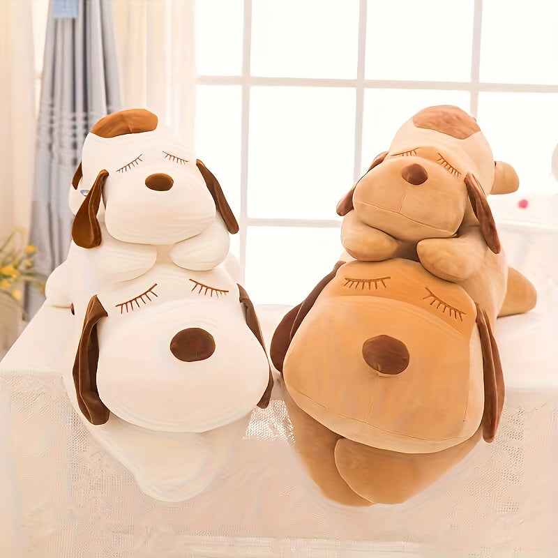 Jouet en Peluche de Chien Cartoon Mignon - Coussin & Oreiller en Polyester PET Doux pour Races Moyennes, Poup¨¦e D¨¦corative de Chien