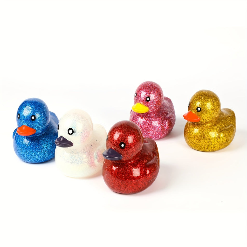1pc Canards G¨¦ants En PVC, Jouets En Forme de Canards Paillet¨¦s, Jouets D'anniversaire Joyeux, Jouets En Forme de Canards de Dessin Anim¨¦, Jouets de Paques, Cadeaux de F¨ºte, D¨¦corations de F¨ºte, Jouets D'artisanat En Forme de Canards