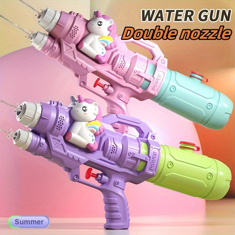 Pistolet ¨¤ eau ¨¤ double buse - Jouet de piscine et jeux d'eau - Cadeau pour enfants