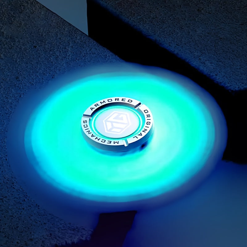 Fidget Spinner en alliage d'aluminium silencieux, roulement R188, non rechargeable - Cadeau de No?l id¨¦al