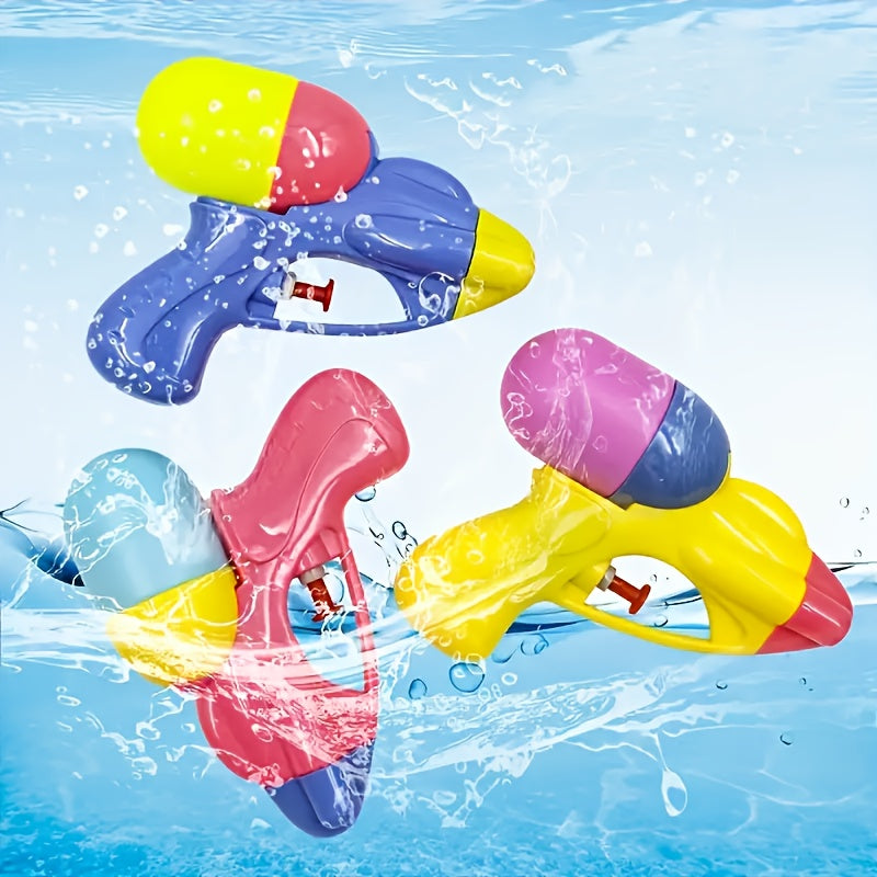 Pistolet ¨¤ eau Shun Fei Beach & Poolside Fun - Pistolets ¨¤ eau en plastique non ¨¦lectriques color¨¦s avec un gachette facile pour le temps de bain et l'interaction familiale en ext¨¦rieur, id¨¦al pour les jeux d'¨¦t¨¦