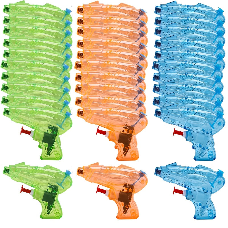 Pistolets ¨¤ eau 10\u002F20\u002F30 pi¨¨ces - Jouets manuels en plastique color¨¦ pour jeux ext¨¦rieurs, plage, piscine, f¨ºtes d'¨¦t¨¦, r¨¦compenses en classe et petits cadeaux - Lot de faveurs de f¨ºte (styles al¨¦atoires)