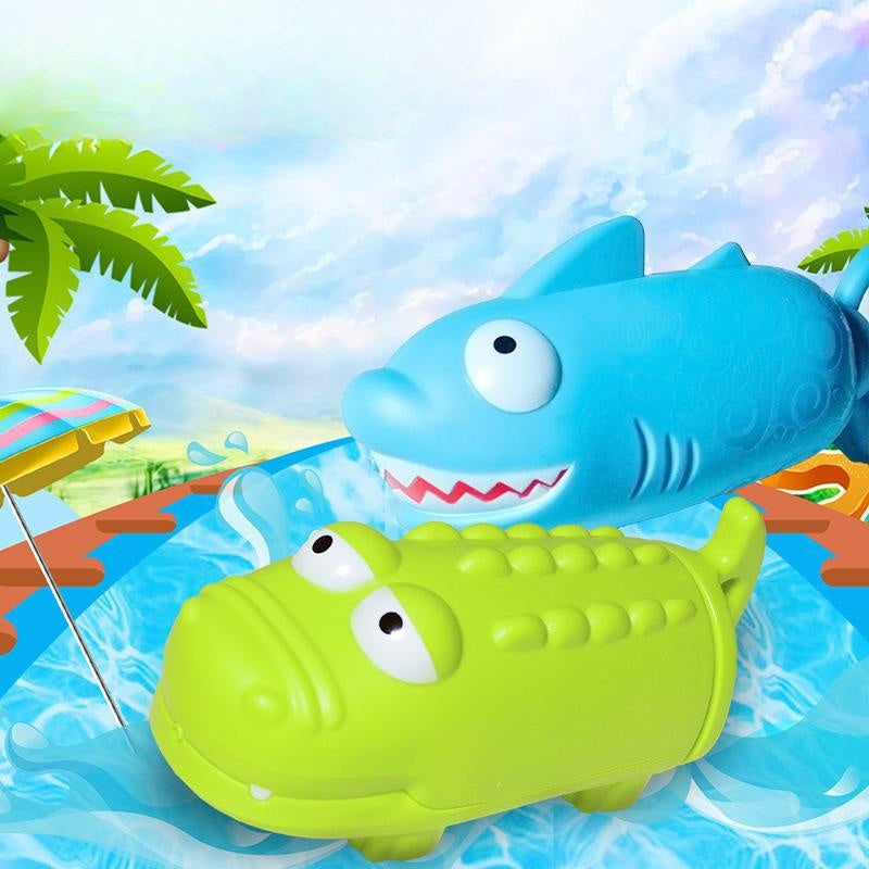 Canon ¨¤ eau crocodile requin, jouets pistolets d'eau pour enfants, outils de jeu aquatique sur la plage