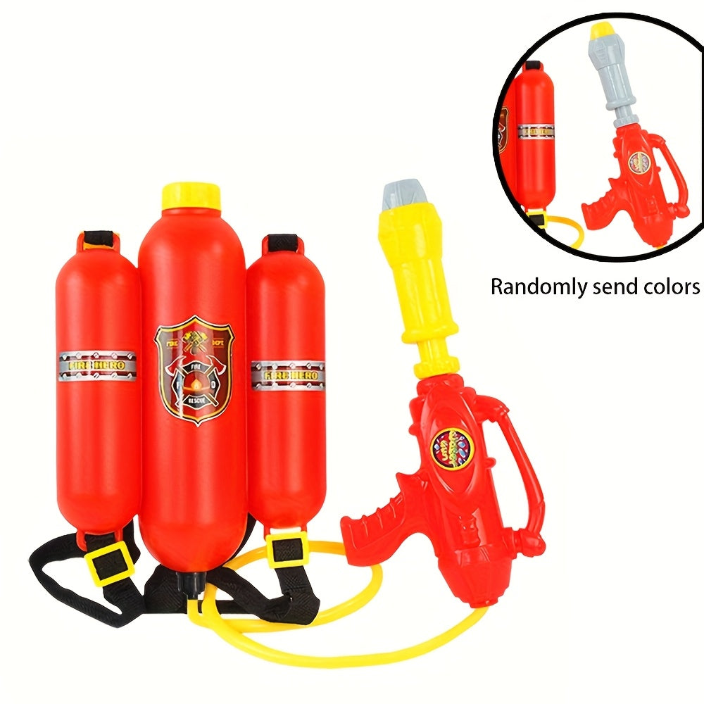 58.37oz pistolet ¨¤ eau pour enfants, jouets de plage d'¨¦t¨¦, pistolet ¨¤ eau en forme d'extincteur grande capacit¨¦, rouge, tache d'eau 393.7 pouces, haute qualit¨¦ et ¨¦tanche, tr¨¨s adapt¨¦ aux batailles d'eau