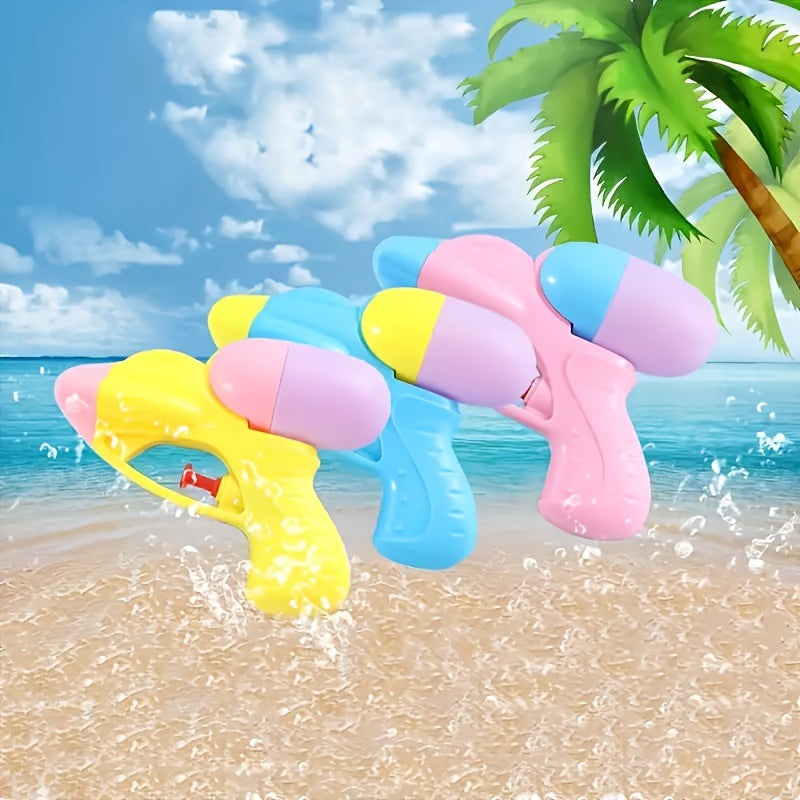Pistolet ¨¤ eau Shun Fei Beach & Poolside Fun - Pistolets ¨¤ eau en plastique non ¨¦lectriques color¨¦s avec un gachette facile pour le temps de bain et l'interaction familiale en ext¨¦rieur, id¨¦al pour les jeux d'¨¦t¨¦