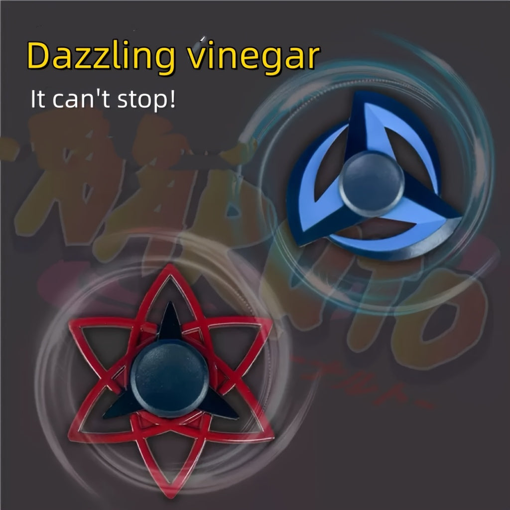 spinner m¨¦tallique anti-stress d¨¦compressant, toupie ¨¤ doigts portable et r¨¦sistante