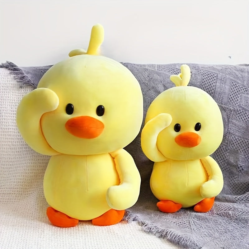 Canard en peluche jaune mignon, cadeau de poup¨¦e
