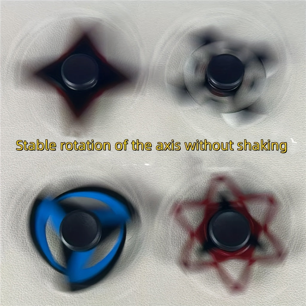 spinner m¨¦tallique anti-stress d¨¦compressant, toupie ¨¤ doigts portable et r¨¦sistante