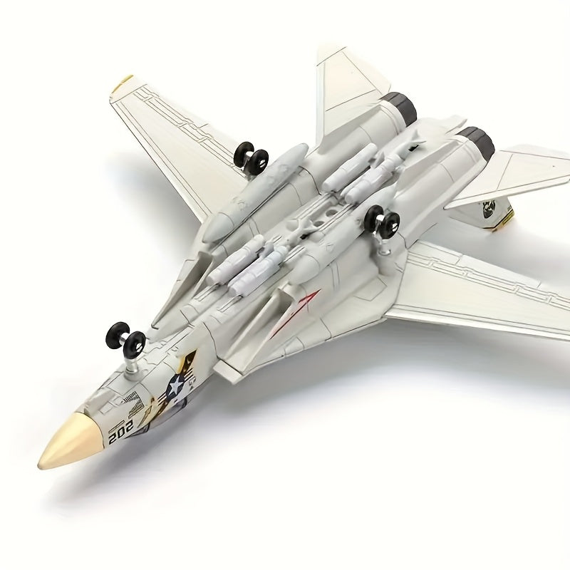 Mod¨¨le de Chasseur F-14 - Mod¨¨le d'Avion D¨¦tail¨¦ avec Support, Id¨¦al pour les Passionn¨¦s Militaires & Cadeau Parfait, Kit de Construction Avion Militaire | Mod¨¨le R¨¦aliste d'A¨¦ronef | Kit de Mod¨¦lisme A¨¦rien