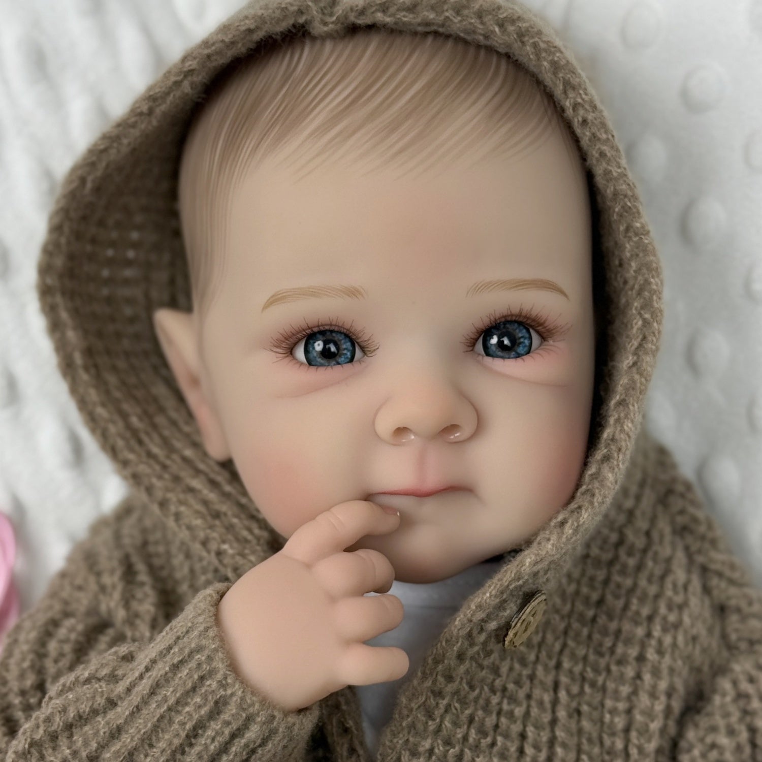 Poup¨¦e reborn en vinyle complet de 19 pouces (48 cm) pour jeune fille, jouet artisanal de mode pour cadeau d'anniversaire pour enfant, jouet de bain