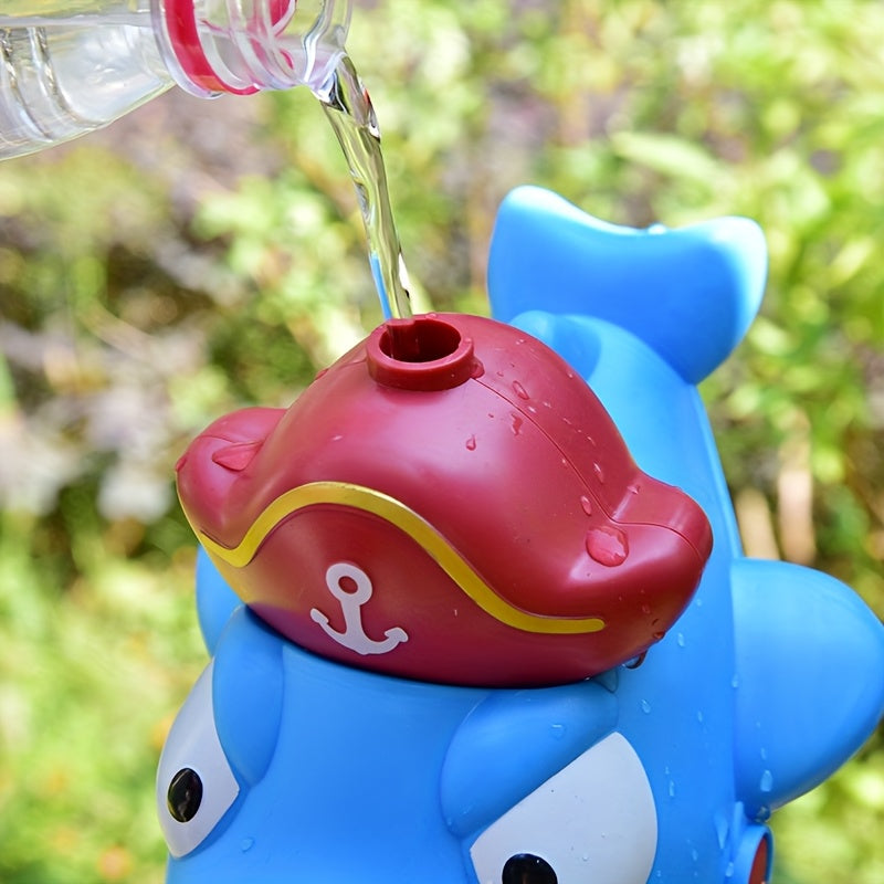 Canon ¨¤ eau mignon en forme de requin, pistolet ¨¤ eau manuel, port¨¦e ultra-longue, jouets d'eau pour piscine et plage estivale, jouets pour f¨ºtes et c¨¦l¨¦brations