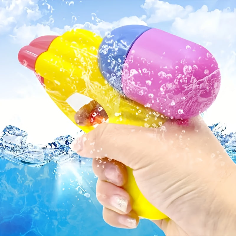 Pistolet ¨¤ eau Shun Fei Beach & Poolside Fun - Pistolets ¨¤ eau en plastique non ¨¦lectriques color¨¦s avec un gachette facile pour le temps de bain et l'interaction familiale en ext¨¦rieur, id¨¦al pour les jeux d'¨¦t¨¦