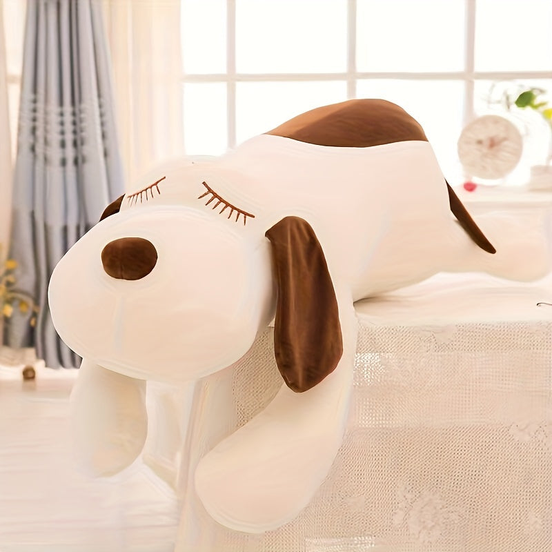 Jouet en Peluche de Chien Cartoon Mignon - Coussin & Oreiller en Polyester PET Doux pour Races Moyennes, Poup¨¦e D¨¦corative de Chien