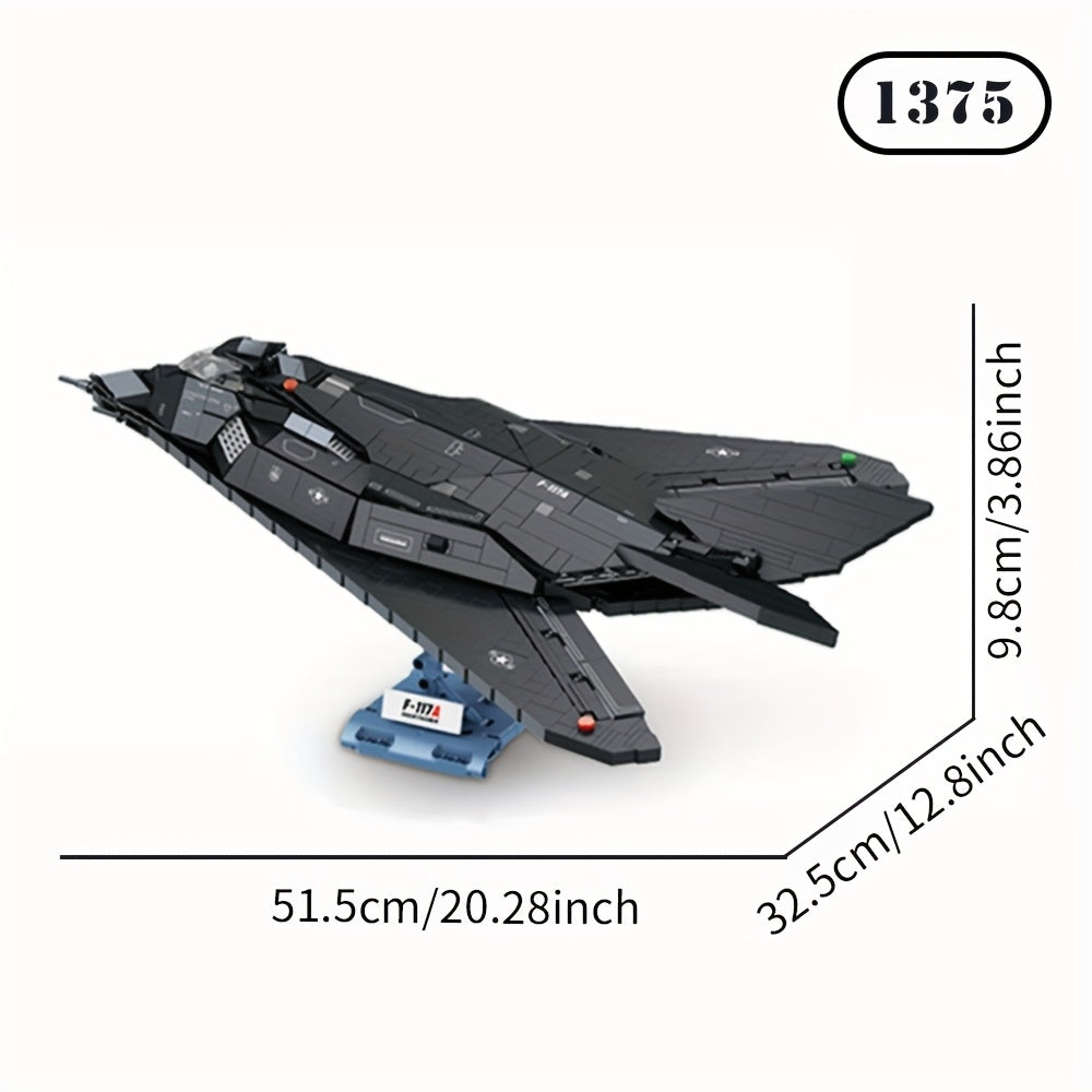 Le jeu de blocs de construction d'avions 1375pcs est fabriqu¨¦ en plastique ABS, ce qui en fait un cadeau id¨¦al pour Halloween, Thanksgiving et No?l.