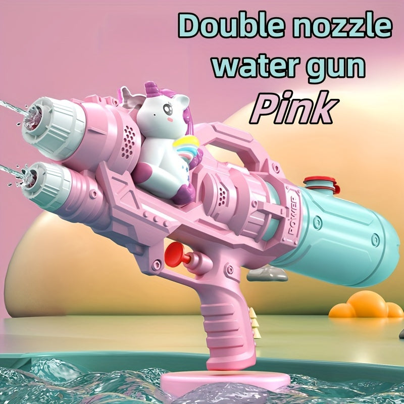Pistolet ¨¤ eau ¨¤ double buse - Jouet de piscine et jeux d'eau - Cadeau pour enfants