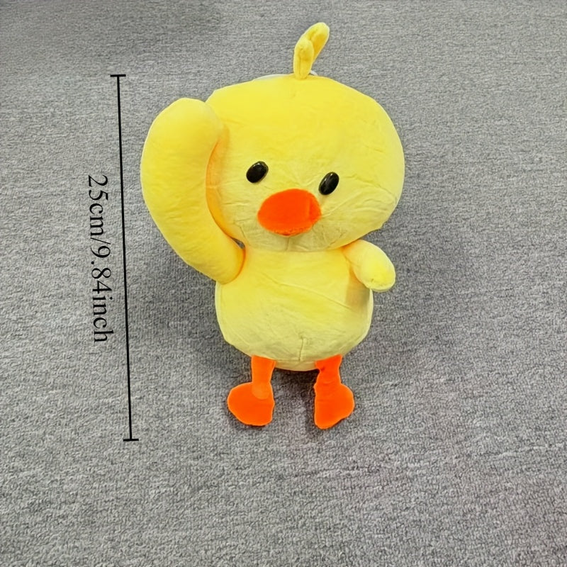 Canard en peluche jaune mignon, cadeau de poup¨¦e