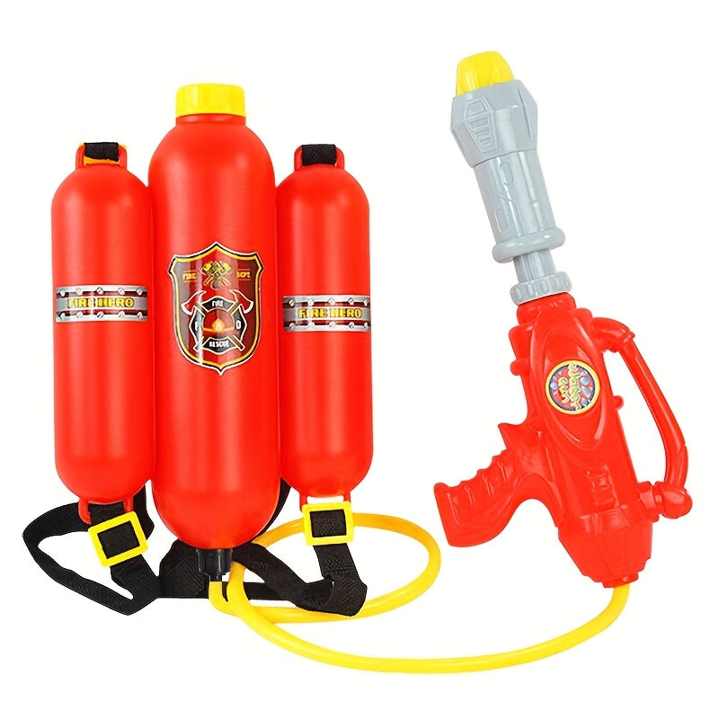 58.37oz pistolet ¨¤ eau pour enfants, jouets de plage d'¨¦t¨¦, pistolet ¨¤ eau en forme d'extincteur grande capacit¨¦, rouge, tache d'eau 393.7 pouces, haute qualit¨¦ et ¨¦tanche, tr¨¨s adapt¨¦ aux batailles d'eau