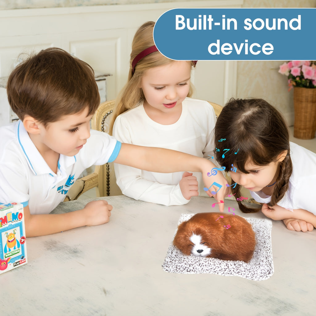 Chiot qui aboie quand on le presse, jouets pour chiens, jouets pour chiots, d¨¦coration d'int¨¦rieur, artisanat en peluche, d¨¦coration de voiture, cadeau pour petite amie, cadeau de f¨ºte