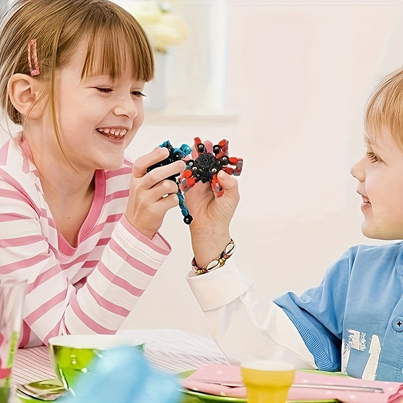 12pcs Jouets Sensoriels Fidget Spinner - Tournevis M¨¦canique Transformable en Spirale, Jouet de Main Relaxant Cr¨¦atif, Jouets Gyroscopiques pour le Bout des Doigts, Mat¨¦riau en Plastique, Pas d'¨¦lectricit¨¦ N¨¦cessaire, Jouets Fidget