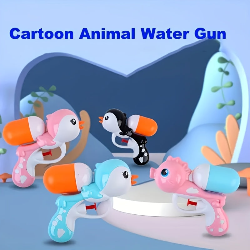 Pistolet ¨¤ Eau Pingouin de Dessin Anim¨¦ pour Enfants, Jouet de Jeu d'¨¦t¨¦ pour Plage et Piscine, Convient aux Jeux Interactifs Parents-Enfants